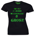 Millennials Finest Ghost St. Patrick Ladies T-Shirt (Worded)